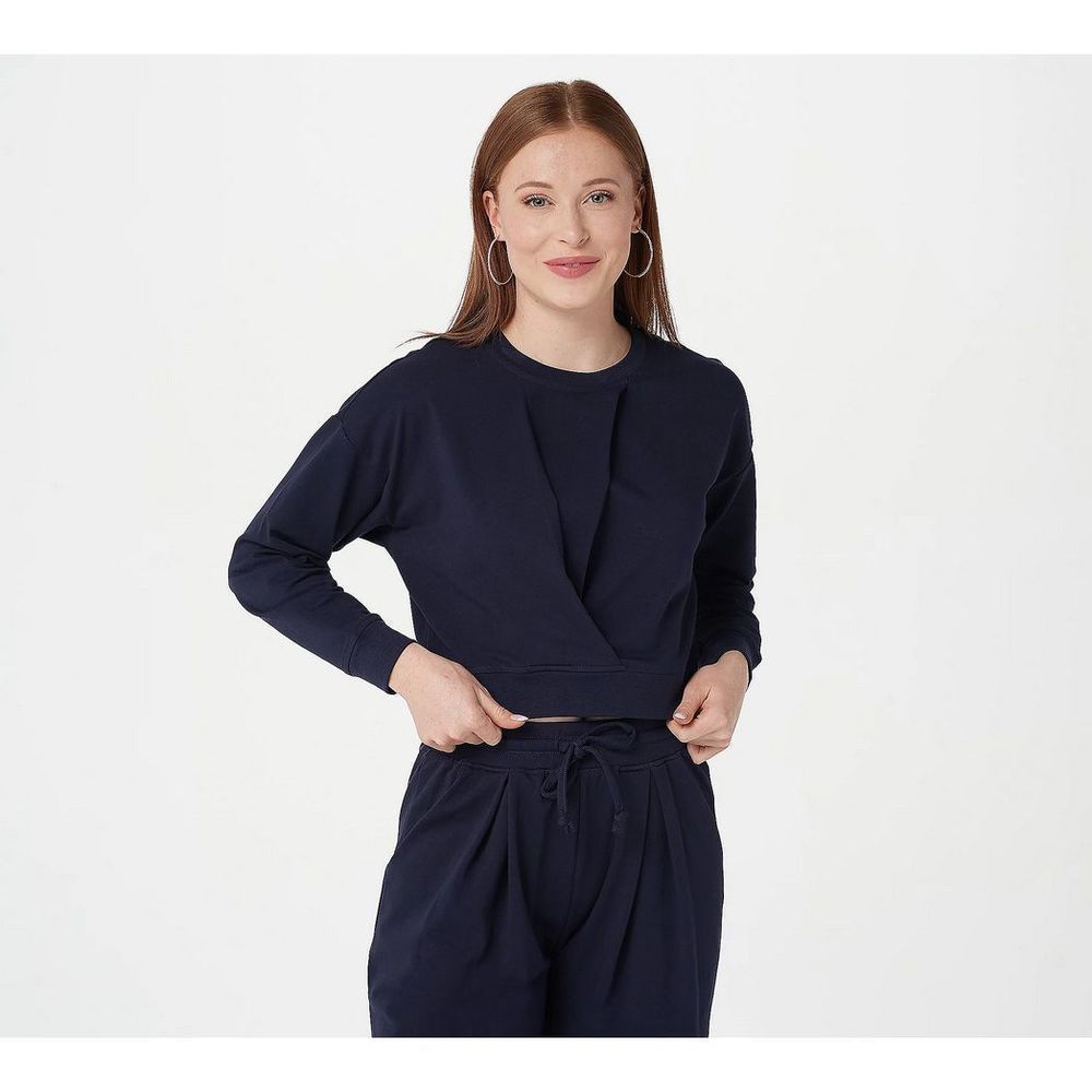 NWT Bishop + Young Twist Front Long Sleeve Top
